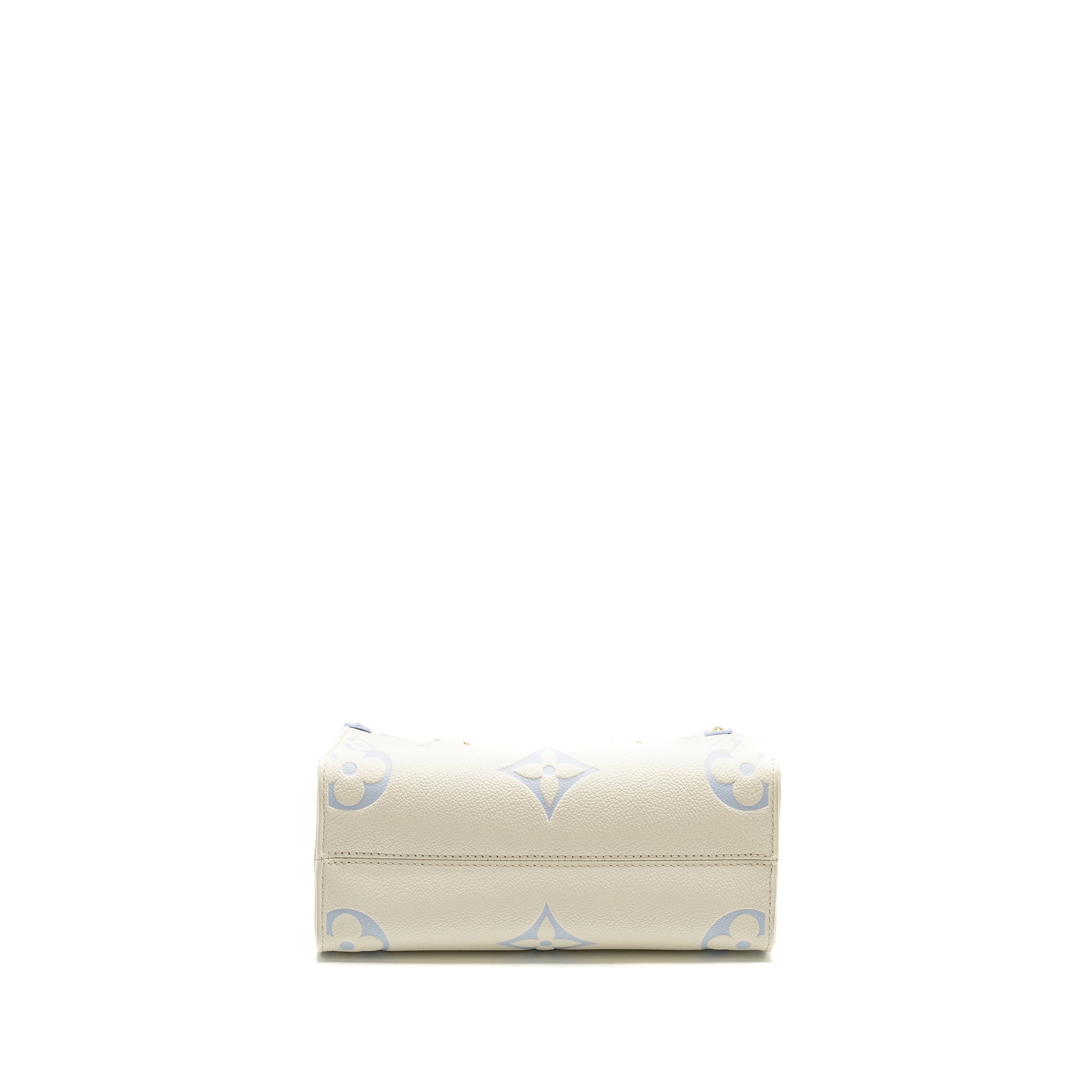 AAA Replica Louis Vuitton LV ONTHEGO PM BICOLOUR MONOGRAM EMPREINTE LATTE/CANDY BLUE GHW