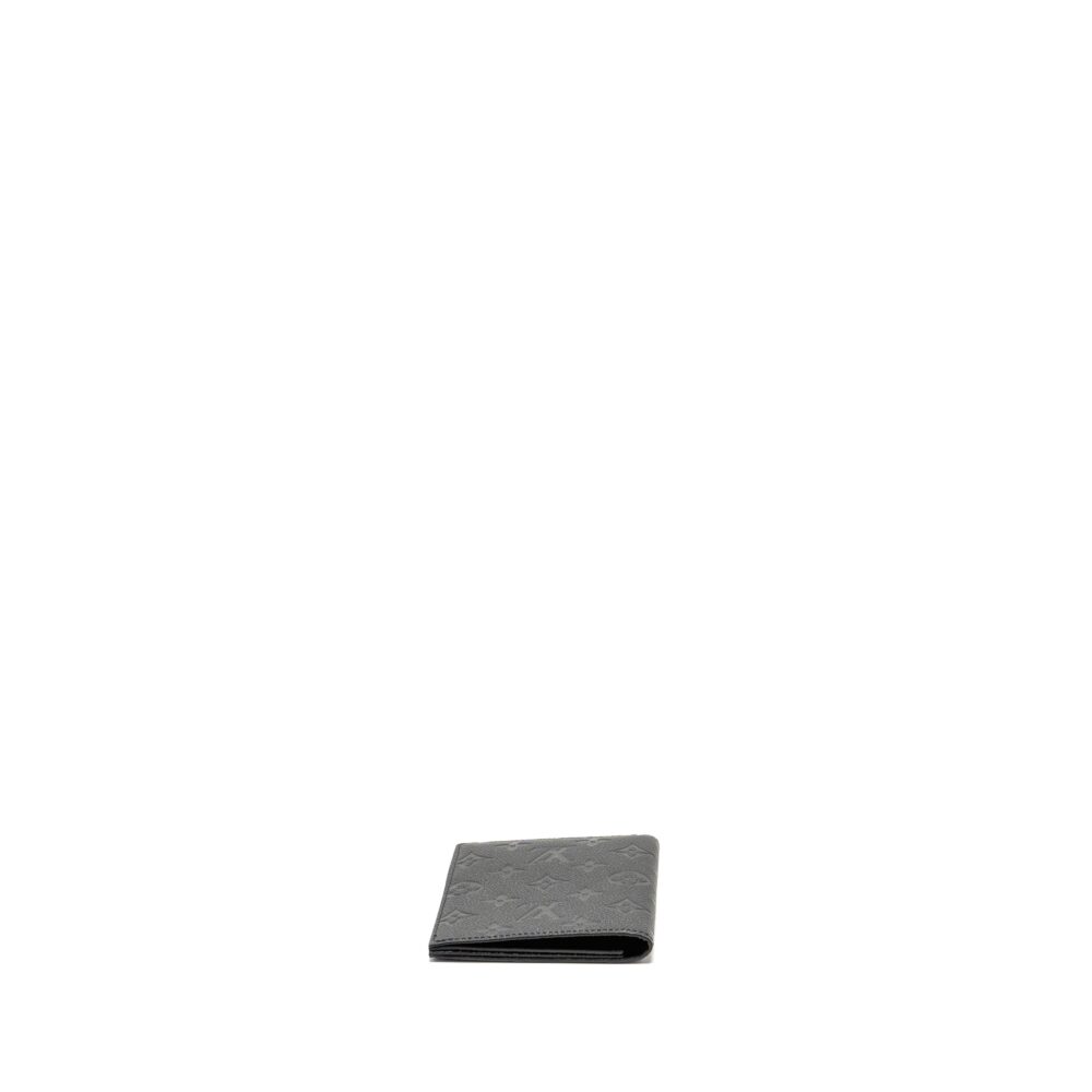 AAA Replica Louis Vuitton LV PASSPORT COVER MONOGRAM EMPREINTE LEATHER BLACK