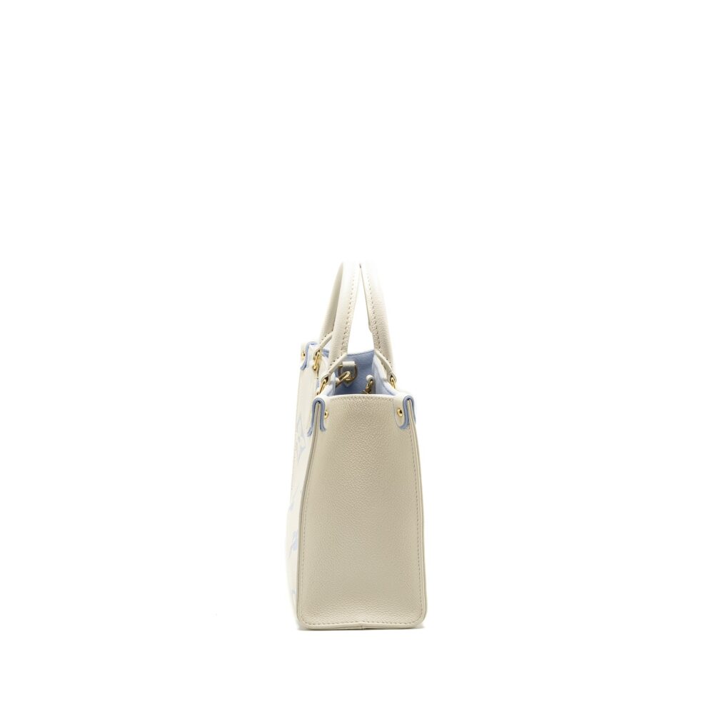 AAA Replica Louis Vuitton LV ONTHEGO PM BICOLOUR MONOGRAM EMPREINTE LATTE/CANDY BLUE GHW