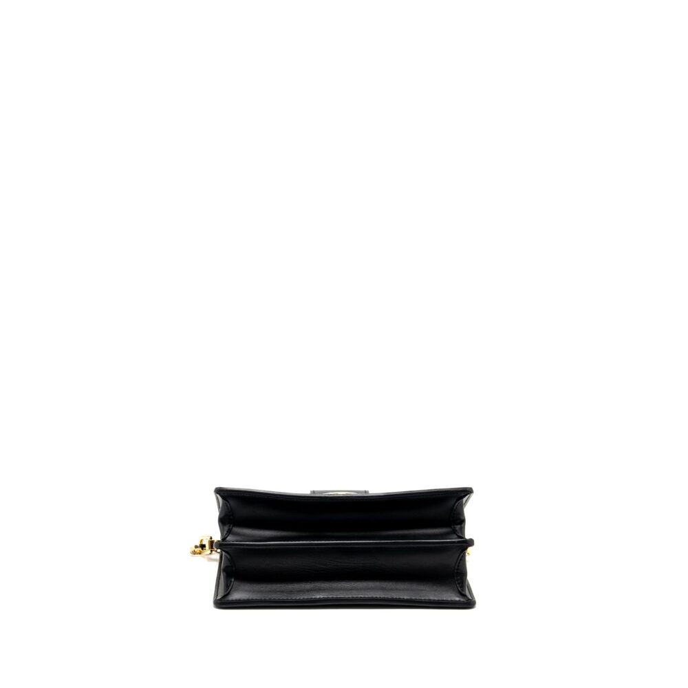 AAA Replica Louis Vuitton LV DAUPHINE MM EPI BLACK GHW