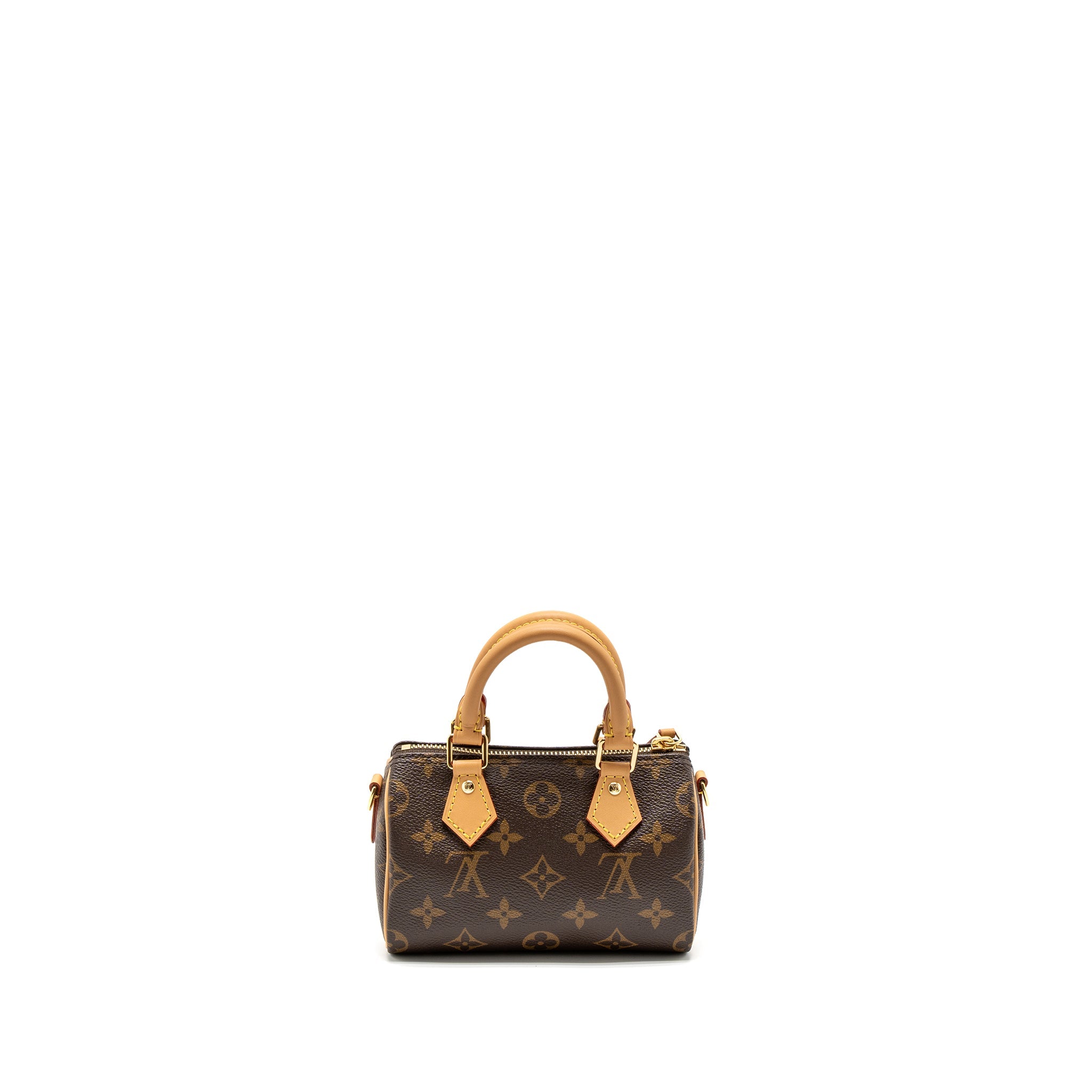 AAA Replica Louis Vuitton LV NANO SPEEDY MONOGRAM CANVAS GHW (NEW VERSION)