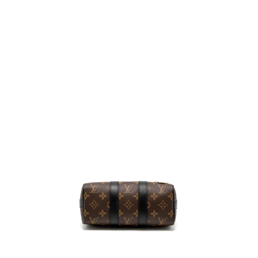 AAA Replica Louis Vuitton LV KEEPALL XS ZOOM WITH FRIENDS MONOGRAM CANVAS BLACK HARDWARE (NEW VERSION)