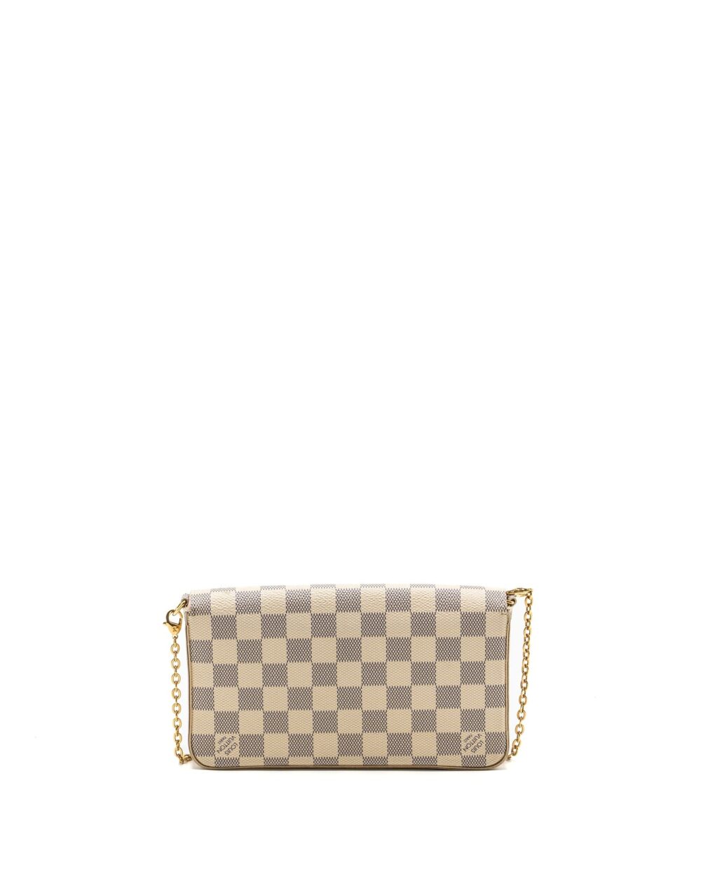 AAA Replica Louis Vuitton LV FELICIE POCHETTE DAMIER AZUR CANVAS GHW