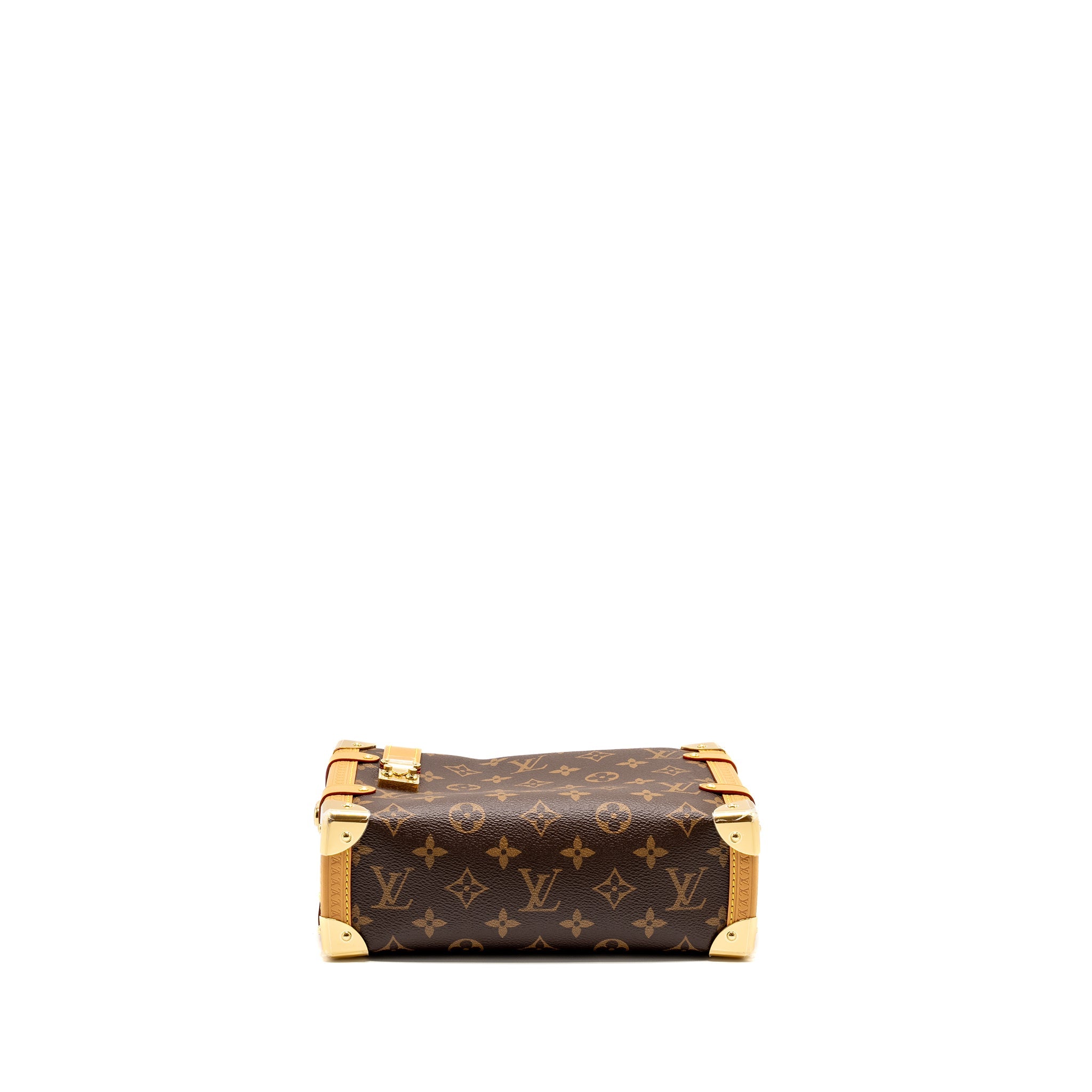 AAA Replica Louis Vuitton LV SIDE TRUNK MM MONOGRAM CANVAS GHW