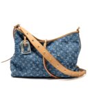 AAA Replica Louis Vuitton LV CARRYALL MM MONOGRAM DENIM BLUE GHW