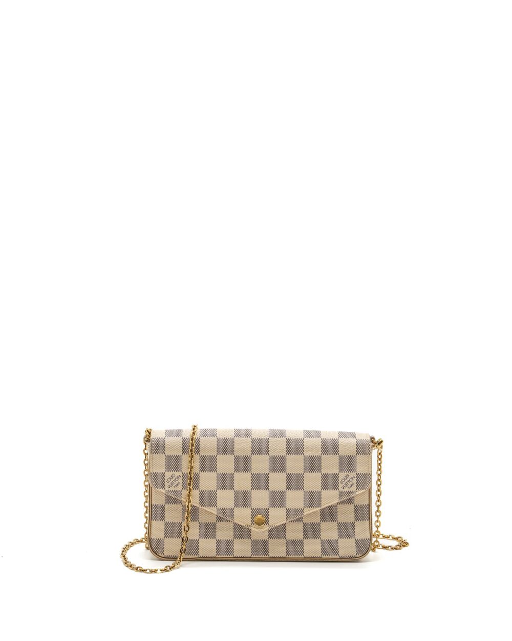 AAA Replica Louis Vuitton LV FELICIE POCHETTE DAMIER AZUR CANVAS GHW