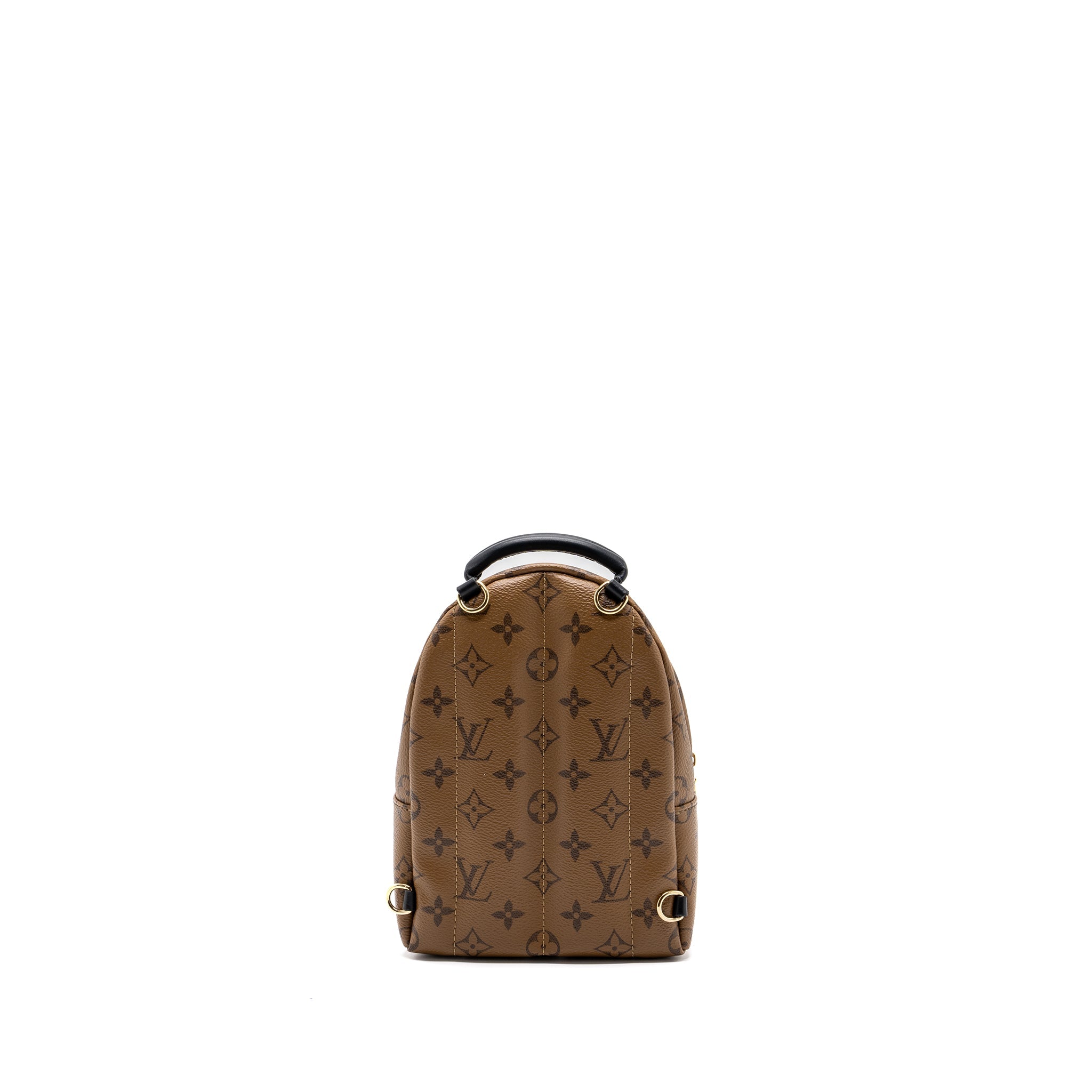 AAA Replica Louis Vuitton LV PALM SPRING MINI BACKPACK REVERSE MONOGRAM CANVAS GHW