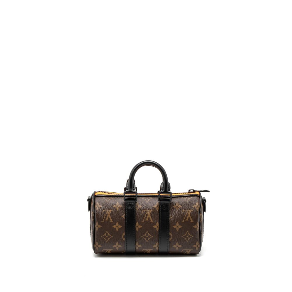 AAA Replica Louis Vuitton LV KEEPALL XS ZOOM WITH FRIENDS MONOGRAM CANVAS BLACK HARDWARE (NEW VERSION)