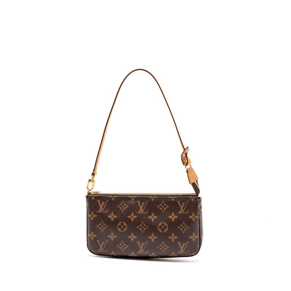 AAA Replica Louis Vuitton LV POCHETTE ACCESSORIES MONOGRAM CANVAS GHW