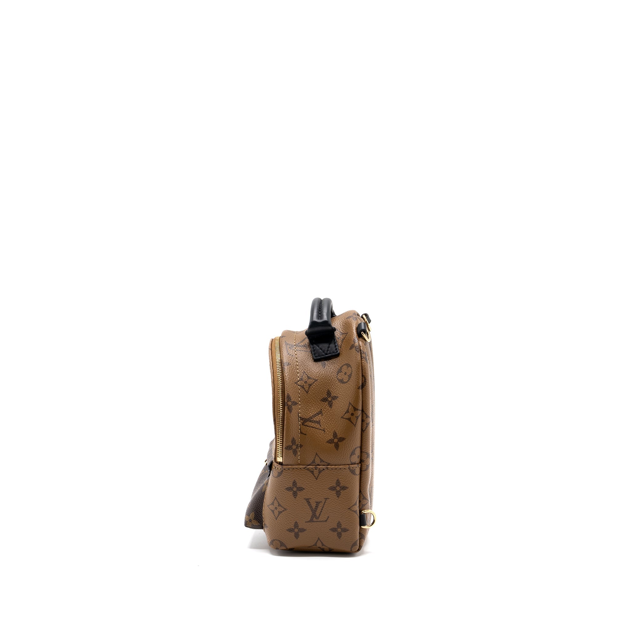AAA Replica Louis Vuitton LV PALM SPRING MINI BACKPACK REVERSE MONOGRAM CANVAS GHW