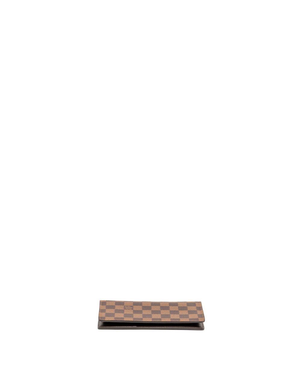 AAA Replica Louis Vuitton LV BRAZZA LONG WALLET DAMIER EBENE CANVAS GHW