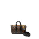 AAA Replica Louis Vuitton LV KEEPALL XS ZOOM WITH FRIENDS MONOGRAM CANVAS BLACK HARDWARE (NEW VERSION)