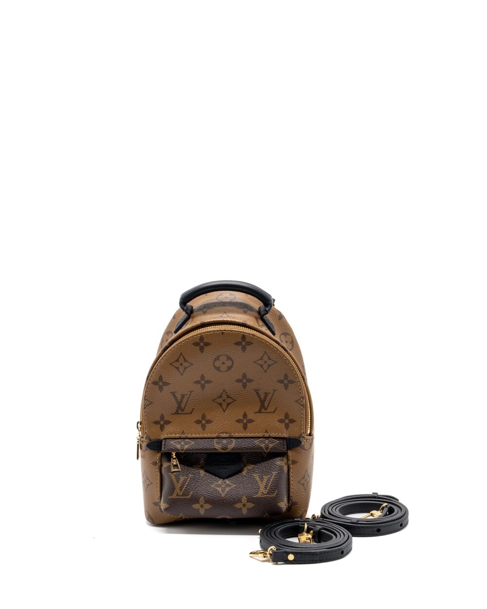 AAA Replica Louis Vuitton LV PALM SPRING MINI BACKPACK REVERSE MONOGRAM CANVAS GHW
