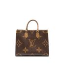 AAA Replica Louis Vuitton LV ONTHEGO MM MONOGRAM CANVAS GHW