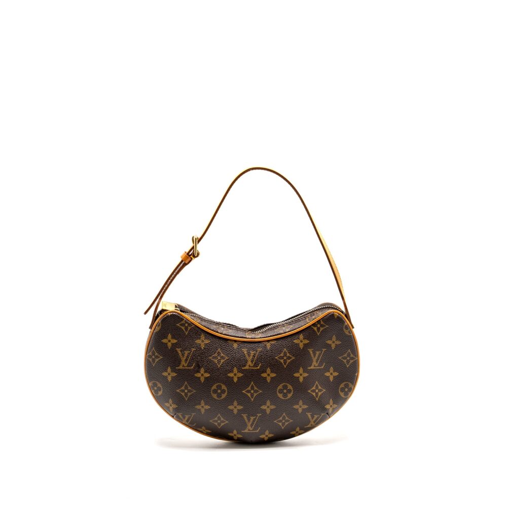 AAA Replica Louis Vuitton LV CROISSANT BAG MONOGRAM CANVAS GHW