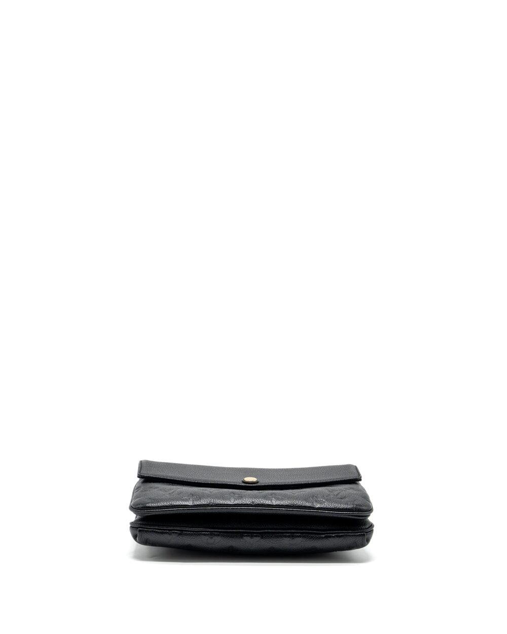 AAA Replica Louis Vuitton LV ENVELOP POCHETTE MONOGRAM EMPREINTE BLACK GHW