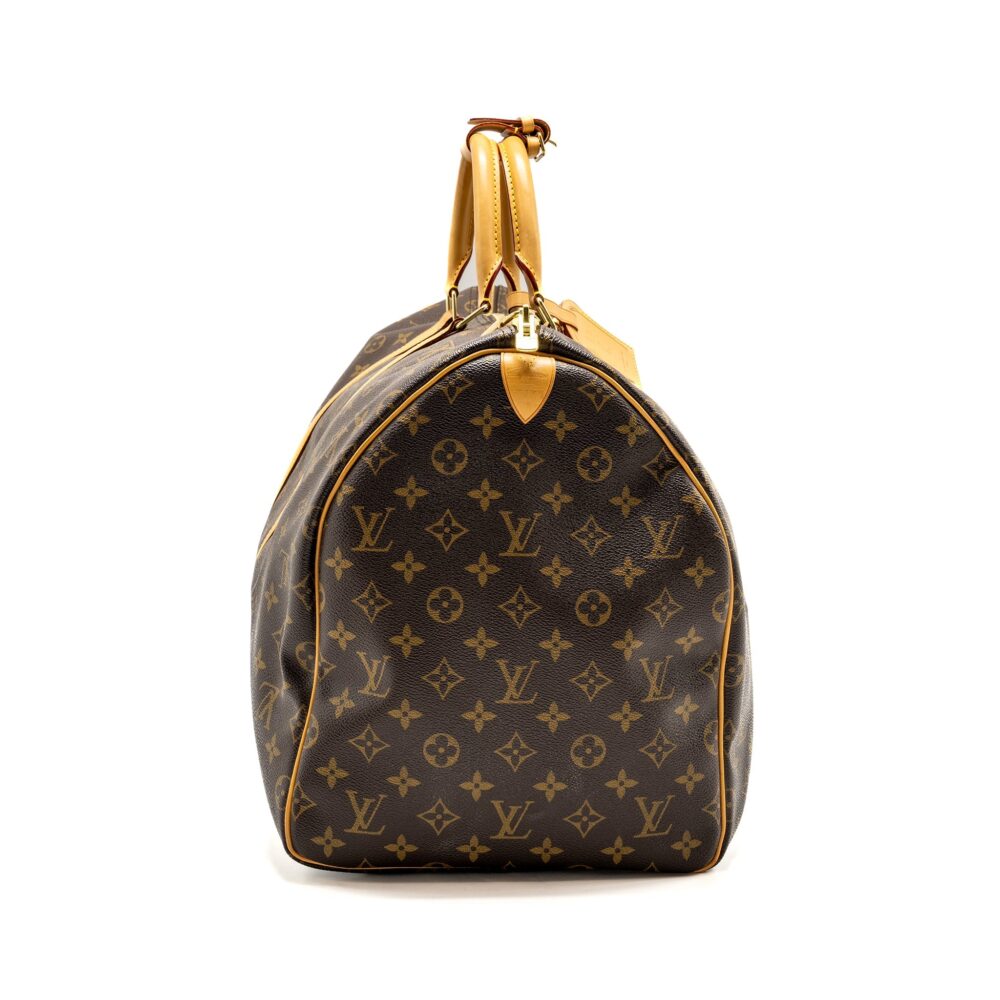 AAA Replica Louis Vuitton LV KEEPALL 55 MONOGRAM CANVAS GHW