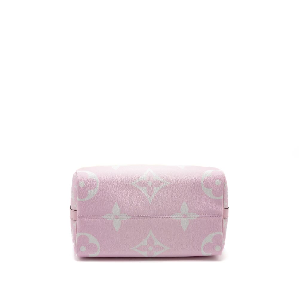 AAA Replica Louis Vuitton LV SPEEDY BANDOULIERE 30 MONOGRAM ESCAL GIANT CANVAS PASTEL PINK SHW