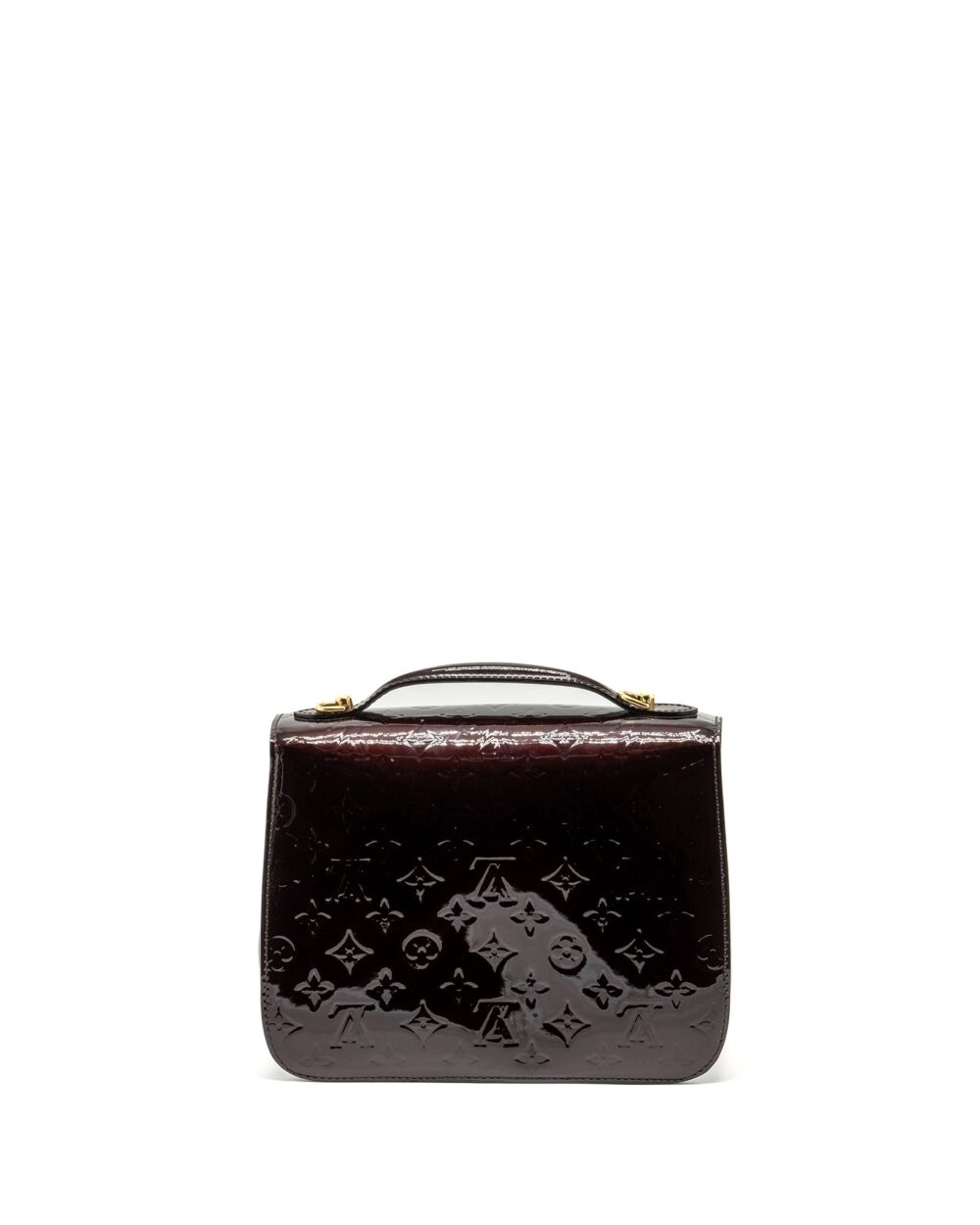 AAA Replica Louis Vuitton LV MIRANDA BAG MONOGRAM VERNIS AMARANTE GHW