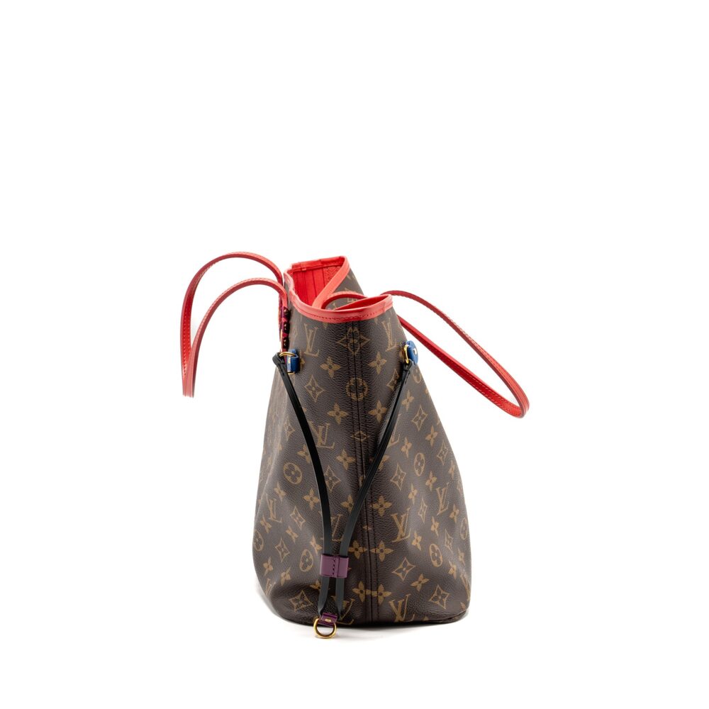 AAA Replica Louis Vuitton LV NEVERFULL MM TOTEM LIMITED EDITION MONOGRAM CANVAS MULITCOLOUR GHW