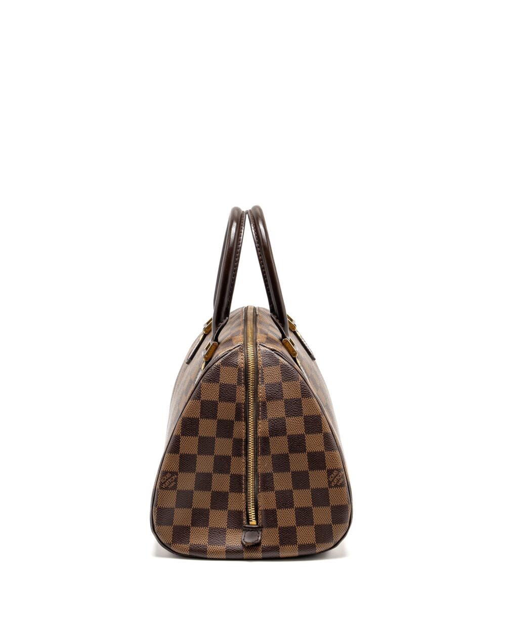 AAA Replica Louis Vuitton LV RIBERA MM TOTE DAMIER EBENE CANVAS GHW
