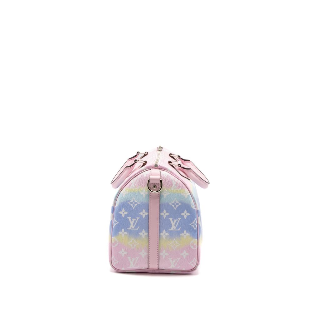 AAA Replica Louis Vuitton LV SPEEDY BANDOULIERE 30 MONOGRAM ESCAL GIANT CANVAS PASTEL PINK SHW