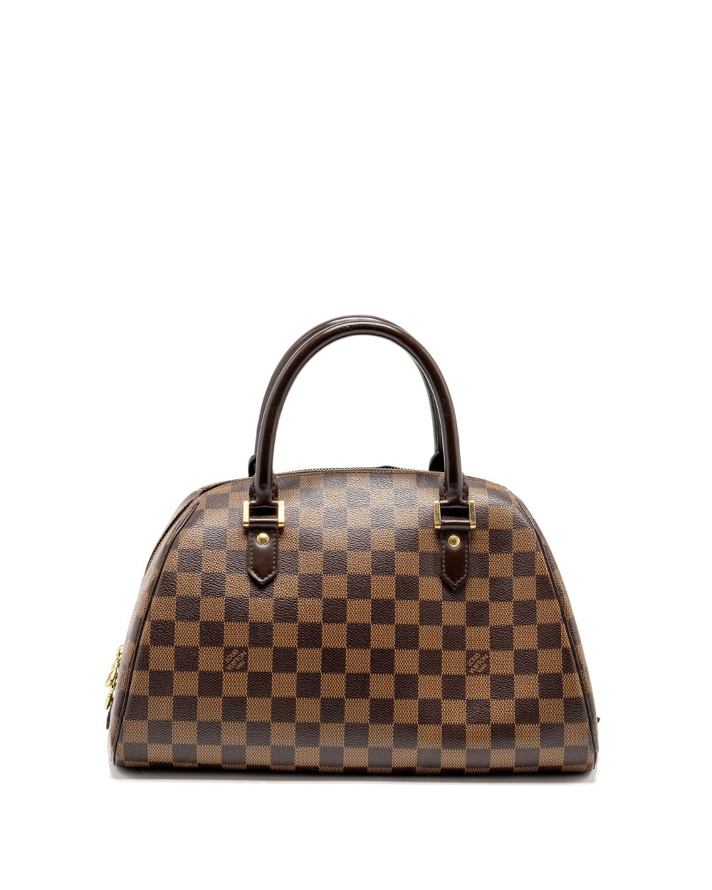 AAA Replica Louis Vuitton LV RIBERA MM TOTE DAMIER EBENE CANVAS GHW