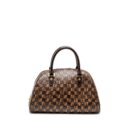 AAA Replica Louis Vuitton LV RIBERA MM TOTE DAMIER EBENE CANVAS GHW