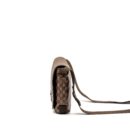 AAA Replica Louis Vuitton LV BROOKLYN PM MESSENGER BAG DAMIER EBENE CANVAS BROWN HARDWARE