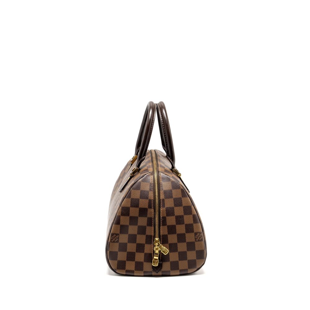 AAA Replica Louis Vuitton LV RIBERA MM TOTE DAMIER EBENE CANVAS GHW
