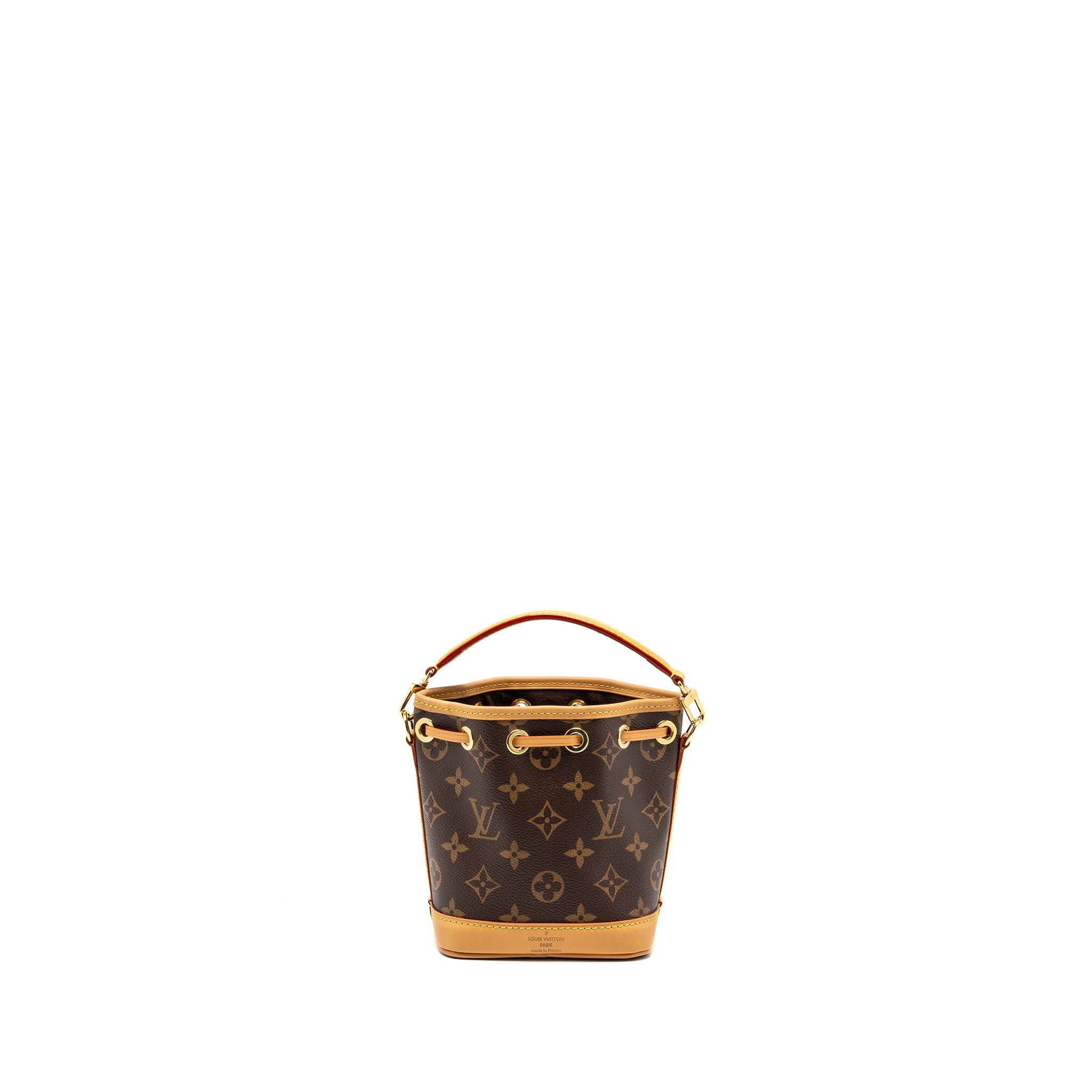 AAA Replica Louis Vuitton LV NANO NOE MONOGRAM CANVAS GHW