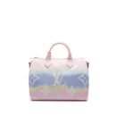 AAA Replica Louis Vuitton LV SPEEDY BANDOULIERE 30 MONOGRAM ESCAL GIANT CANVAS PASTEL PINK SHW