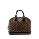 AAA Replica Louis Vuitton LV ALMA PM DAMIER EBENE GHW