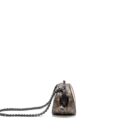 AAA Replica Louis Vuitton LV BOURSICOT CHAIN BAG REVERSE MONOGRAM CANVAS/LEATHER BLACK HARDWARE