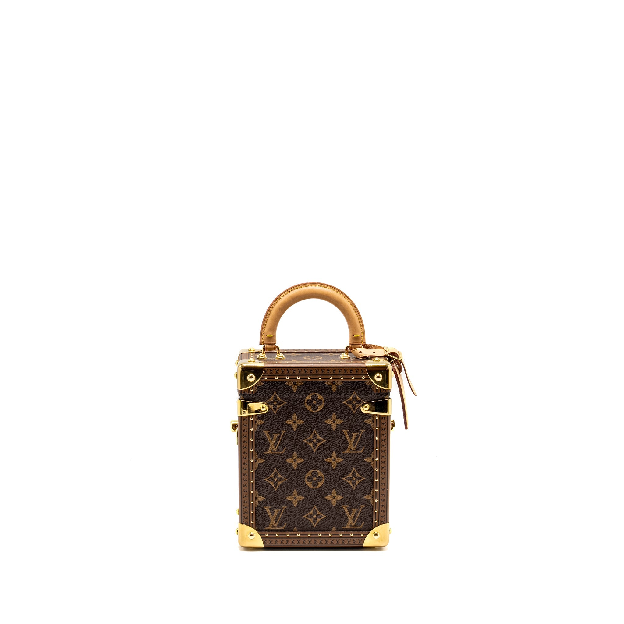 AAA Replica Louis Vuitton LV CAMERA BOX TRUNK MONOGRAM CANVAS/LEATHER GHW
