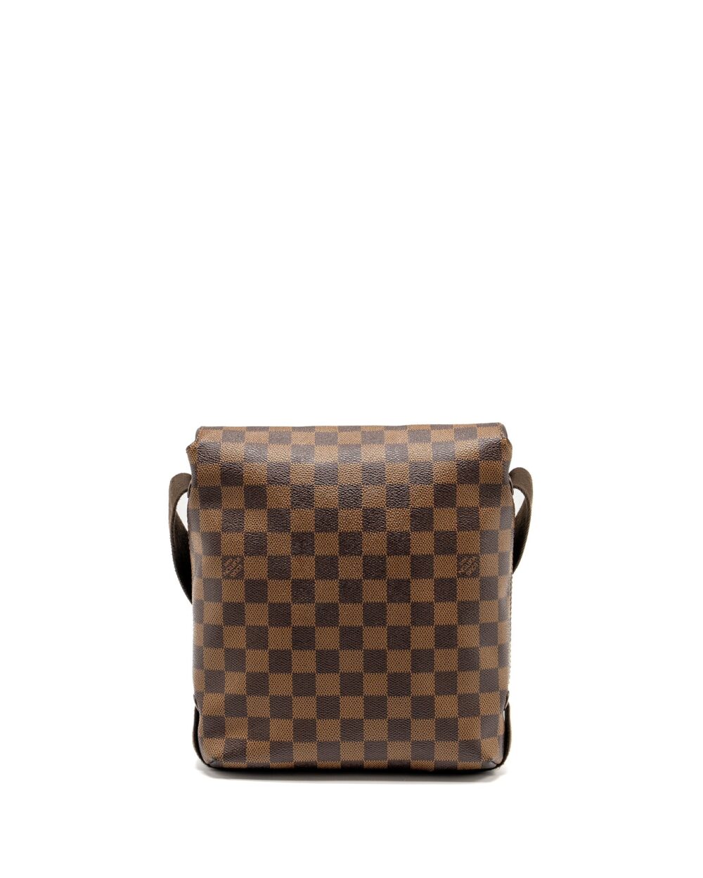 AAA Replica Louis Vuitton LV BROOKLYN PM MESSENGER BAG DAMIER EBENE CANVAS BROWN HARDWARE