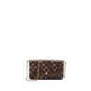 AAA Replica Louis Vuitton LV FELICIE POCHETTE DAMIER EBENE CANVAS GHW