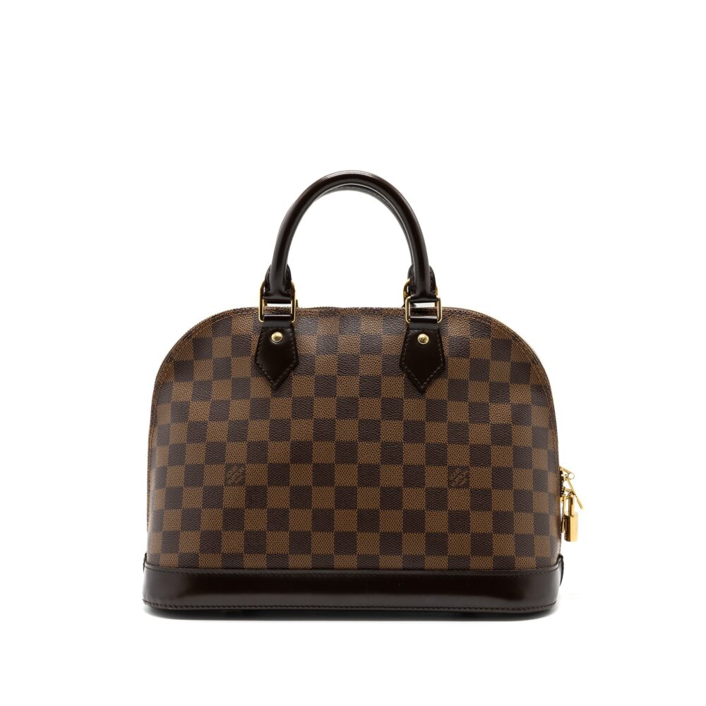 AAA Replica Louis Vuitton LV ALMA PM DAMIER EBENE GHW