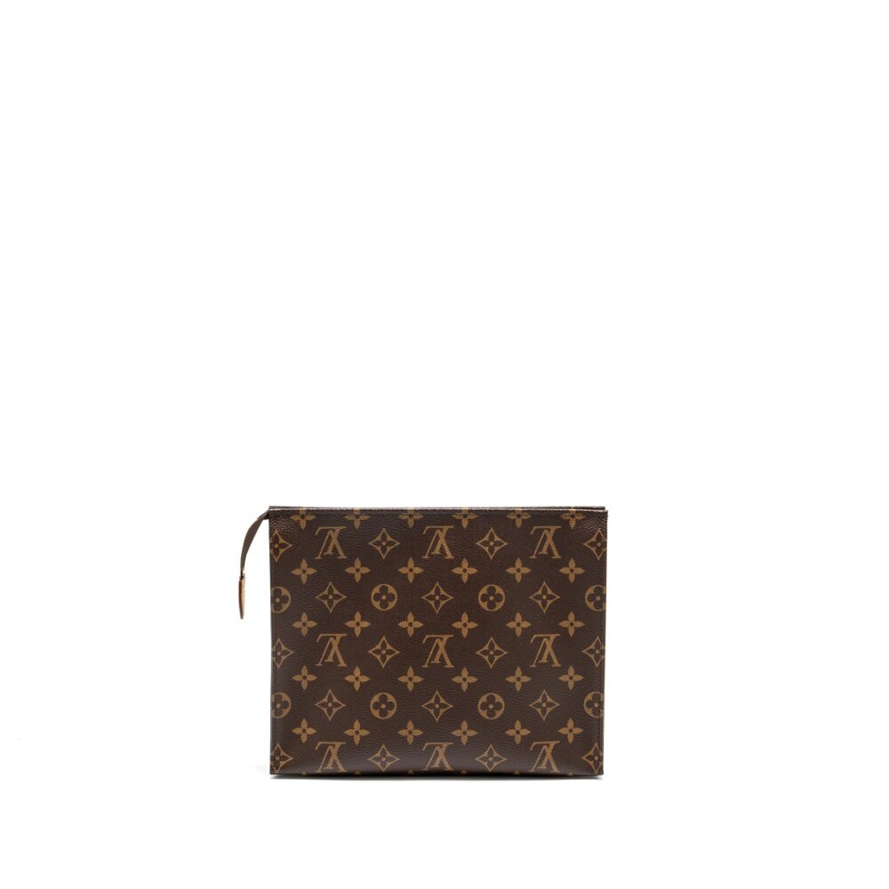 AAA Replica Louis Vuitton LV TOILETRY POCHETTE 26 MONOGRAM CANVAS GHW