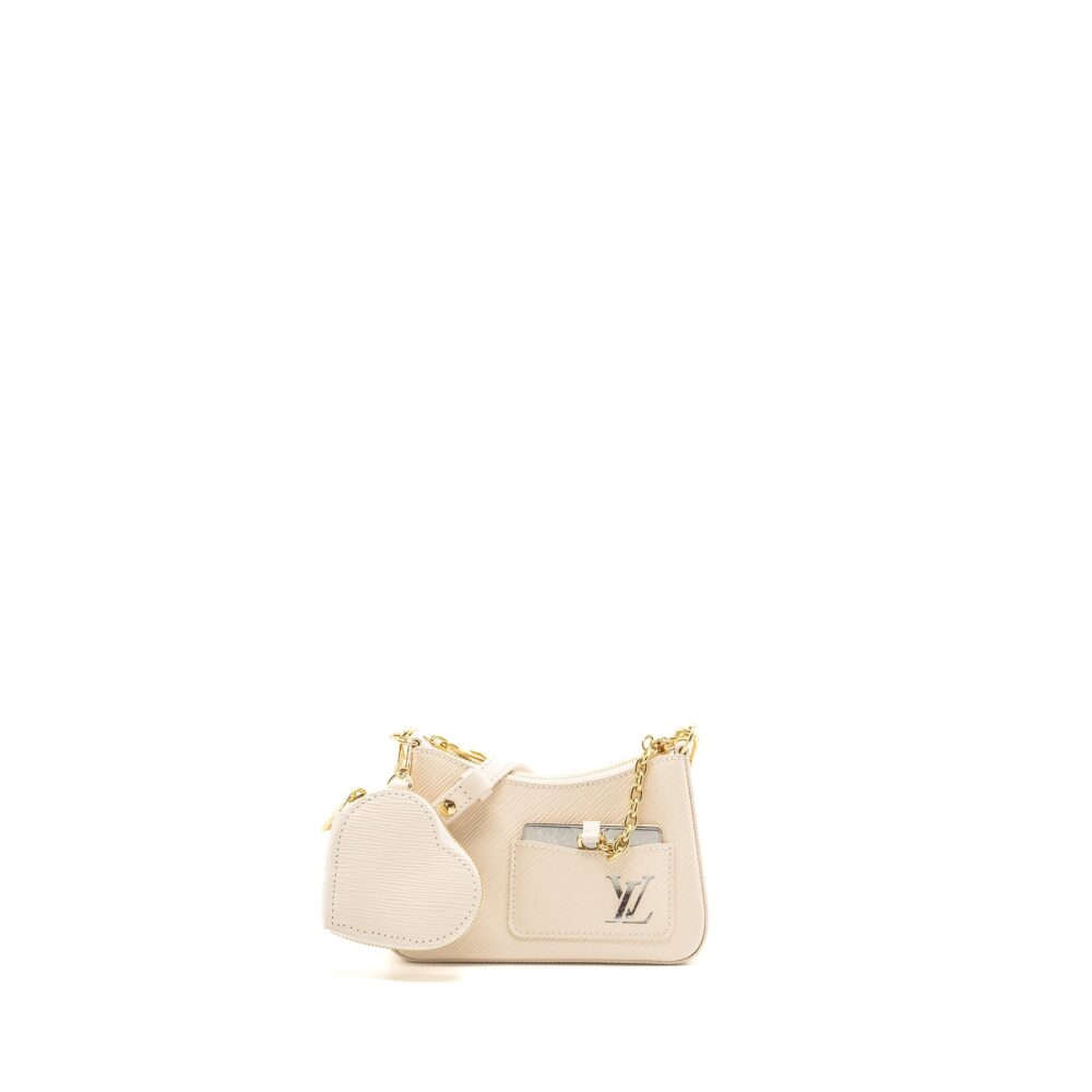 AAA Replica Louis Vuitton LV MARELLINI EPI LEATHER MILKY WAY GHW