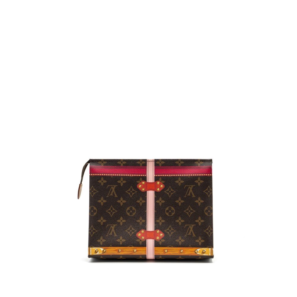 AAA Replica Louis Vuitton LV TOILETRY POCHETTE 26 LIMITED EDITION MONOGRAM CANVAS GHW