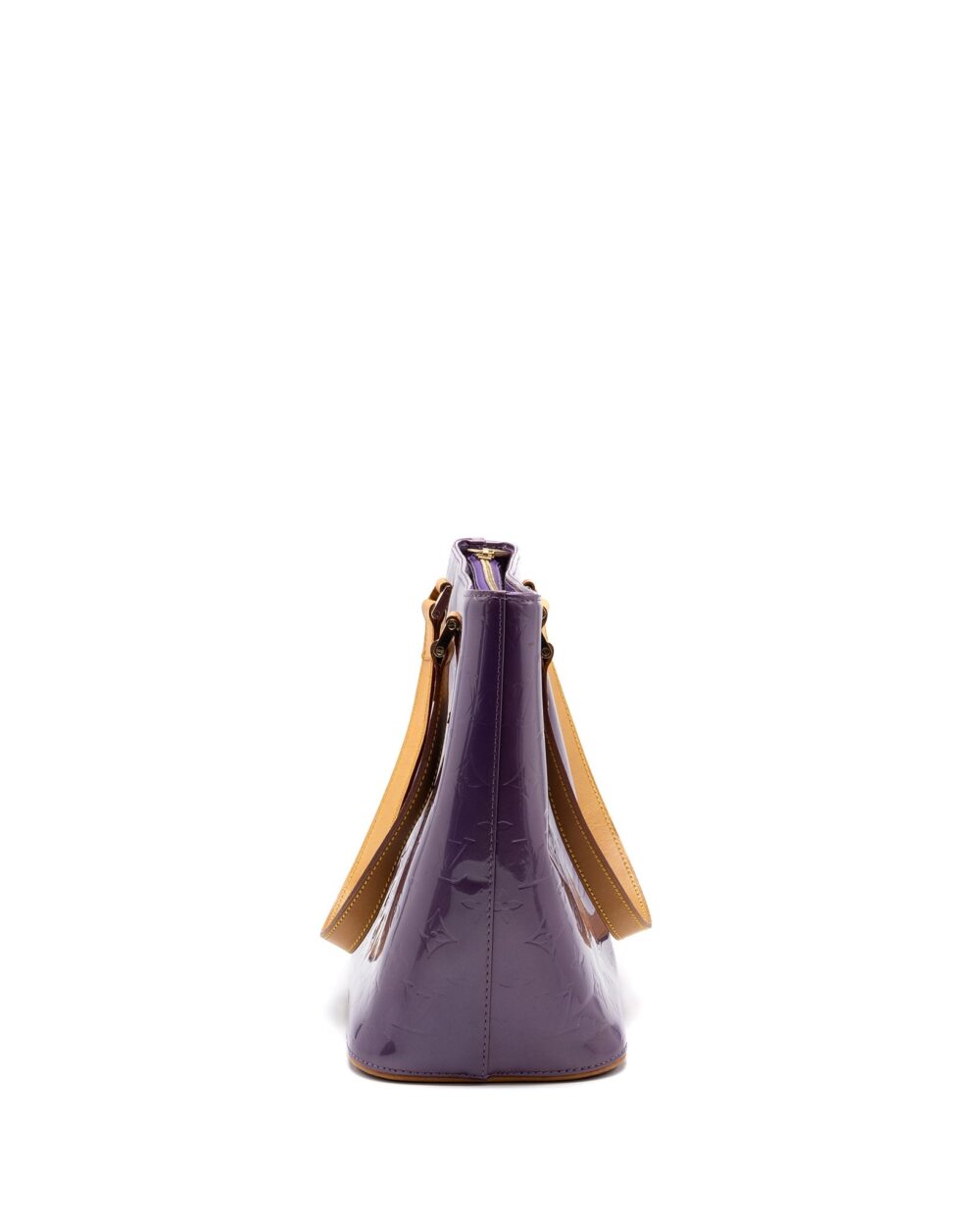 AAA Replica Louis Vuitton LV VINTAGE HOUSTON BAG PATENT PURPLE GHW