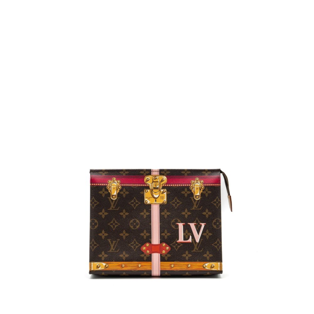 AAA Replica Louis Vuitton LV TOILETRY POCHETTE 26 LIMITED EDITION MONOGRAM CANVAS GHW