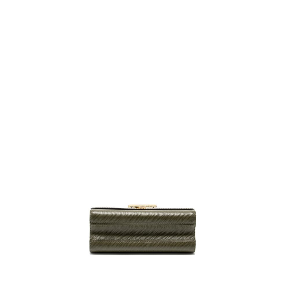 AAA Replica Louis Vuitton LV TWIST MM EPI OLIVE/WHITE GHW