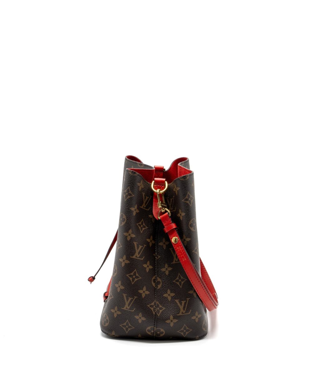 AAA Replica Louis Vuitton LV NEONOE MONOGRAM CANVAS / RED GHW