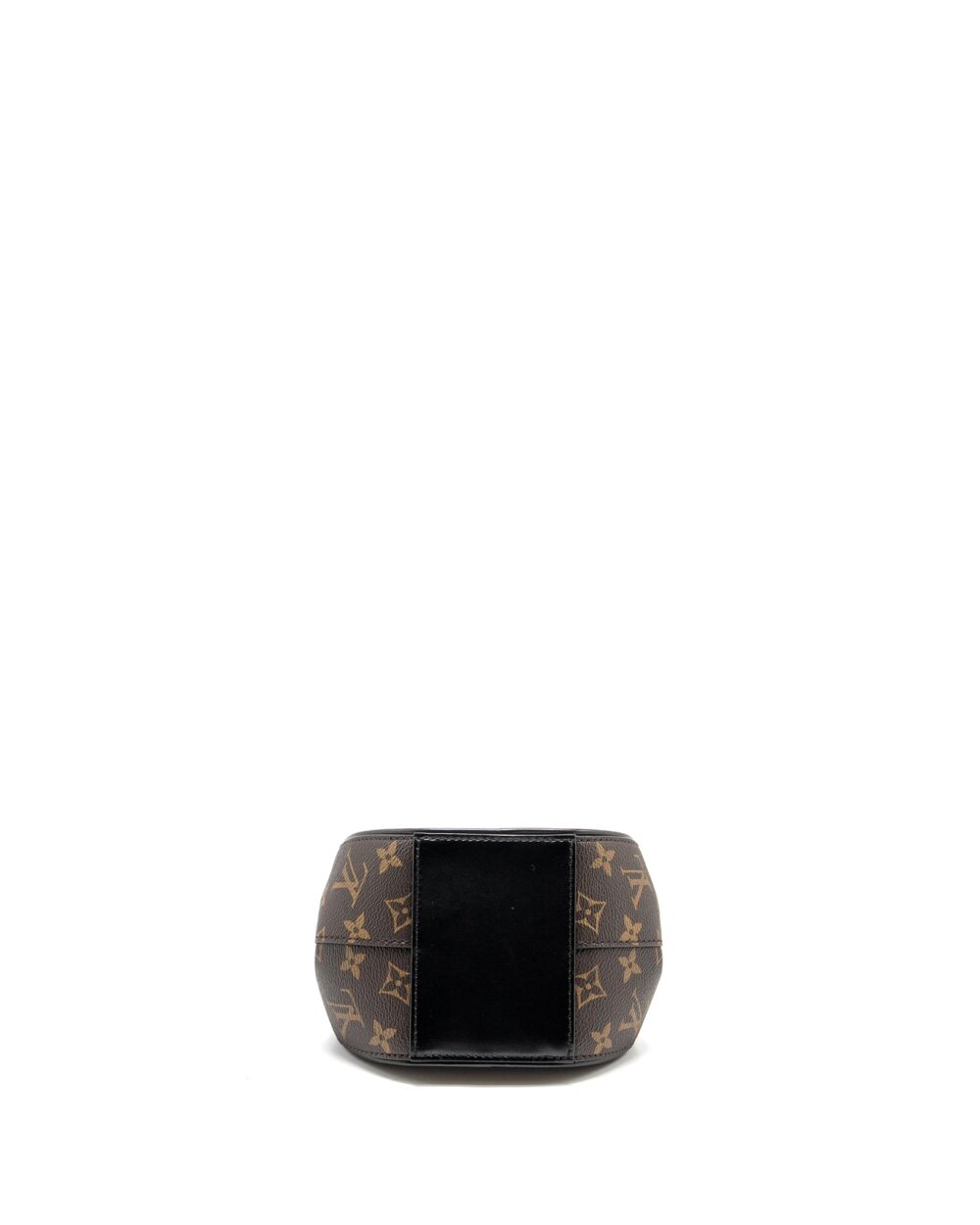 AAA Replica Louis Vuitton LV BOURSICOT CHAIN BAG REVERSE MONOGRAM CANVAS/LEATHER BLACK HARDWARE 