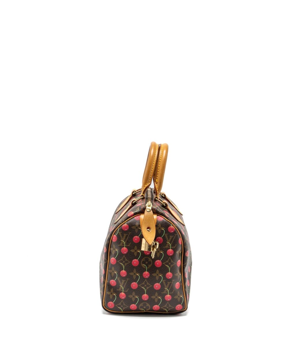 AAA Replica Louis Vuitton LV SPEEDY 25 CHERRY BLOSSOM MONOGRAM CANVAS GHW
