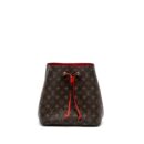 AAA Replica Louis Vuitton LV NEONOE MONOGRAM CANVAS / RED GHW