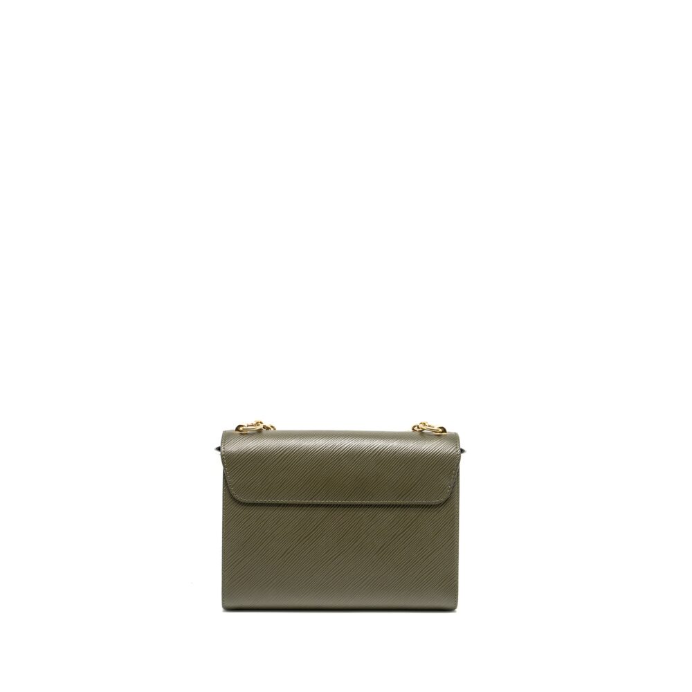 AAA Replica Louis Vuitton LV TWIST MM EPI OLIVE/WHITE GHW