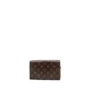 AAA Replica Louis Vuitton LV FLORE CHAIN WALLET MONOGRAM CANVAS/ DARK RED GHW